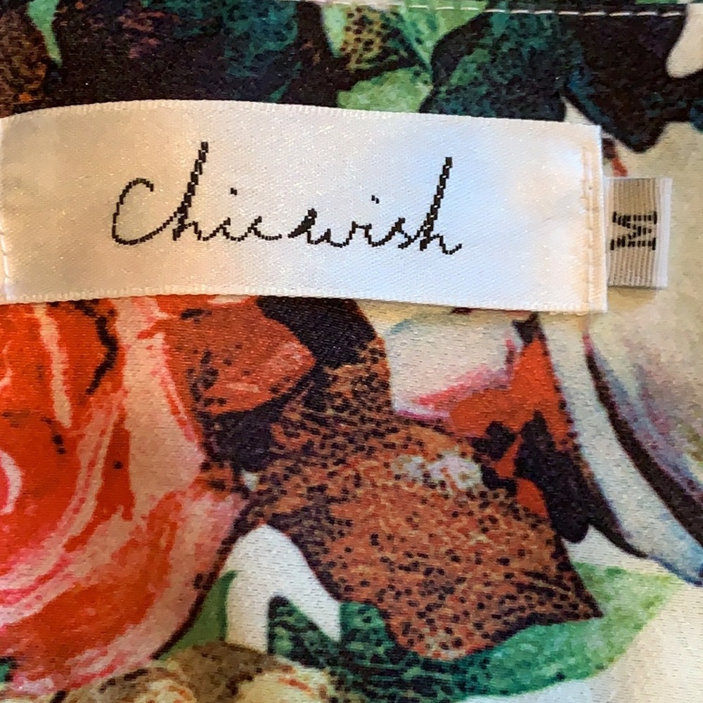 floral Chicwish crop top + full midi skirt set, M - Picture 11 of 11